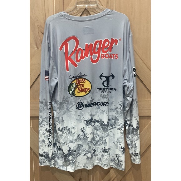 NEW Ranger Boats Performance Crew Ranger Cup 2XL Bass Pro Shop Mercury Stretch - Picture 5 of 12